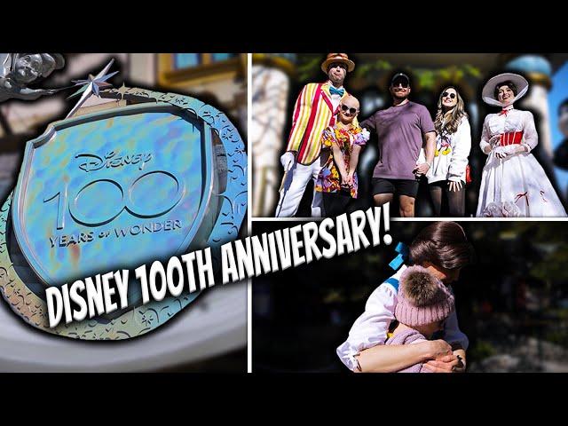 SO MUCH FUN celebrating Disney's 100th Anniversary in Disneyland!!