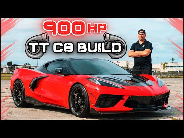 ROARING 900hp Twin Turbo C8 Corvette Build - Sound On!