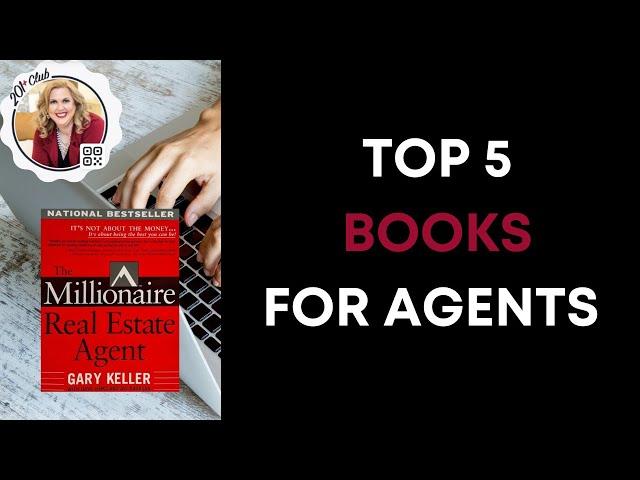 5 Must-Read Books for Real Estate Agents: Build Success, Boost Confidence, and Grow Your Business