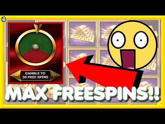 Max Free Spins!! 30 Free Spins on Gold Cash Megaways