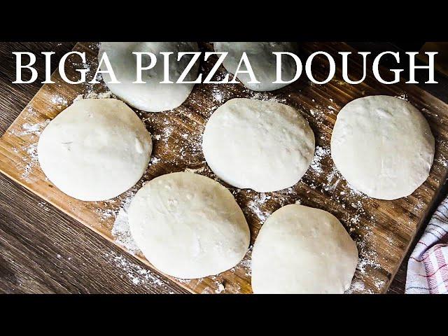 50% Biga Pizza Dough (Without Dough Mixer) | Authentic Recipe For Pizza Dough With Biga