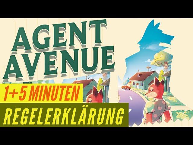 Agent Avenue Regeln Anleitung Regelvideo Erklärt Kartenspiel 2024