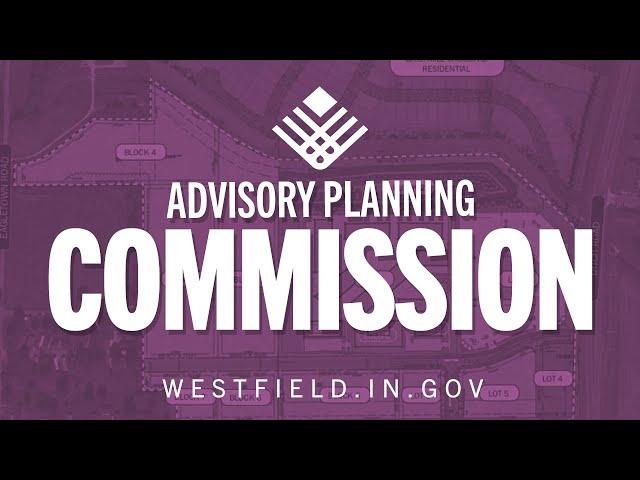 Advisory Plan Commission Meeting 01/17/2023