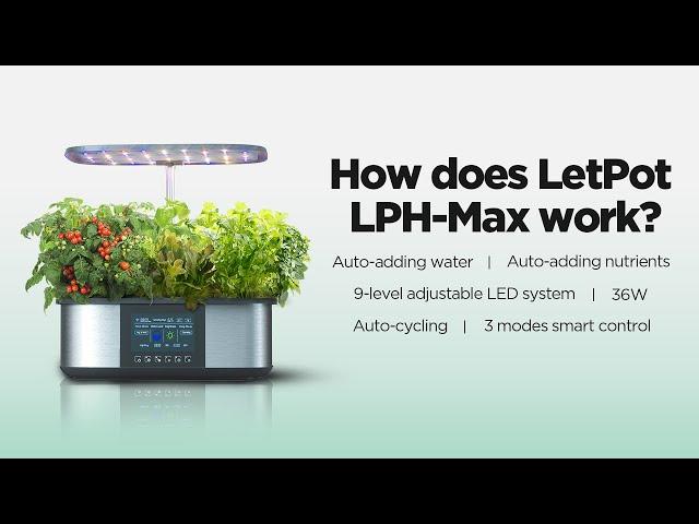 How does LetPot LPH-Max work?