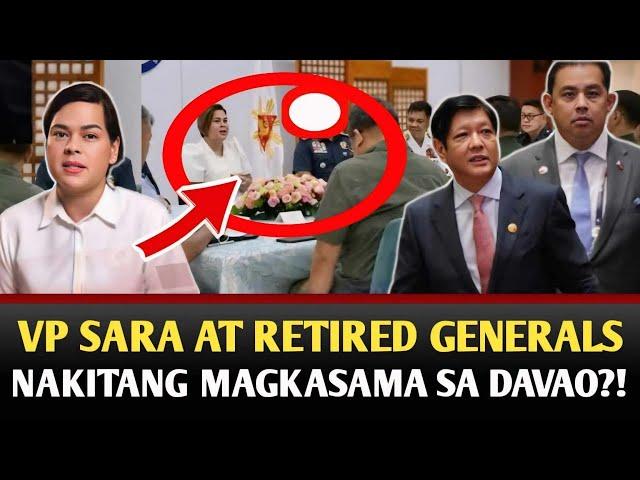 VP SARA AT MGA RETIRED GENERALS NAKITANG MAGKASAMA SA DAVAO?! | MAYOR BASTE MAGHAMON KAY DAYUNYOR.