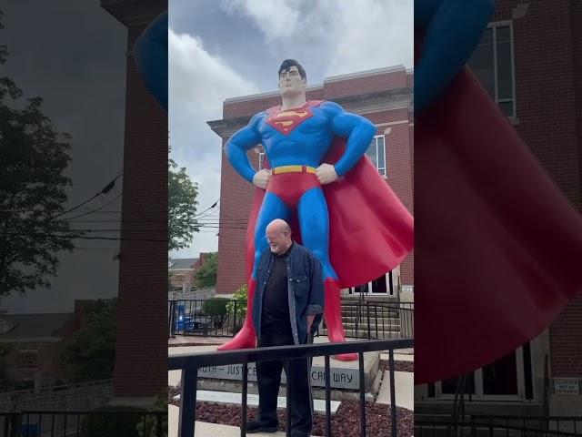 Celebrities at Superman Statue - Superman Celebration 2025