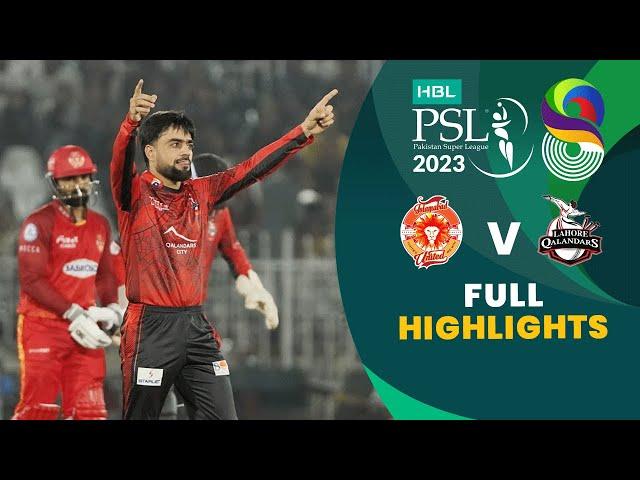 Full Highlights | Islamabad United vs Lahore Qalandars | Match 26 | HBL PSL 8 | MI2T