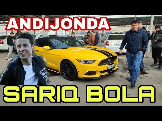 Ford Mustang Andijon mashina bozorida sotuvga chiqdi sariq bola bepul bergan mashina Narxi qancha