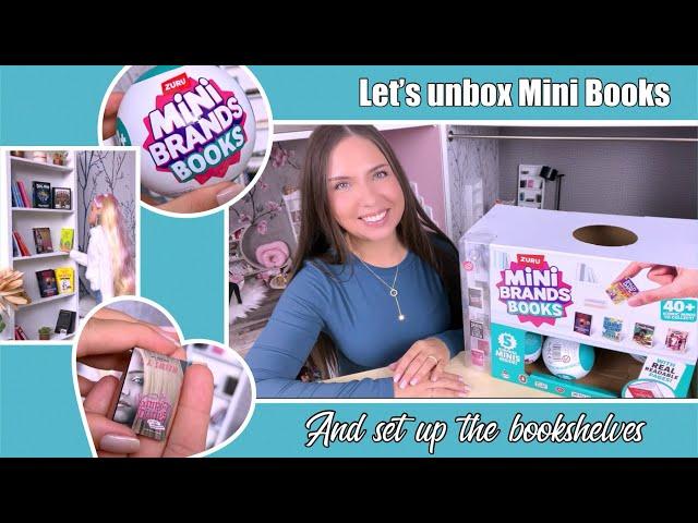 Unbox Minibrands Books and fill in those bookshelves.