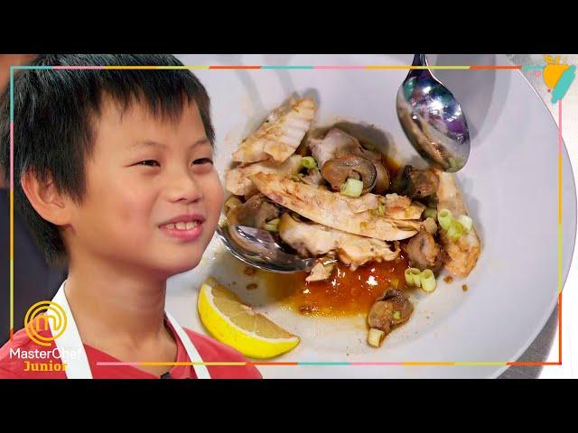 El gracioso error de Nico con las ostras  | MasterChef Junior 11