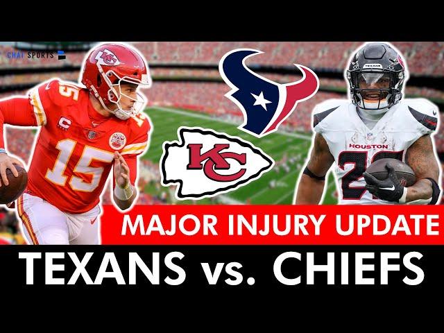 Texans vs. Chiefs SHOCKING Injury Update | Patrick Mahomes Has Magically Healed… 