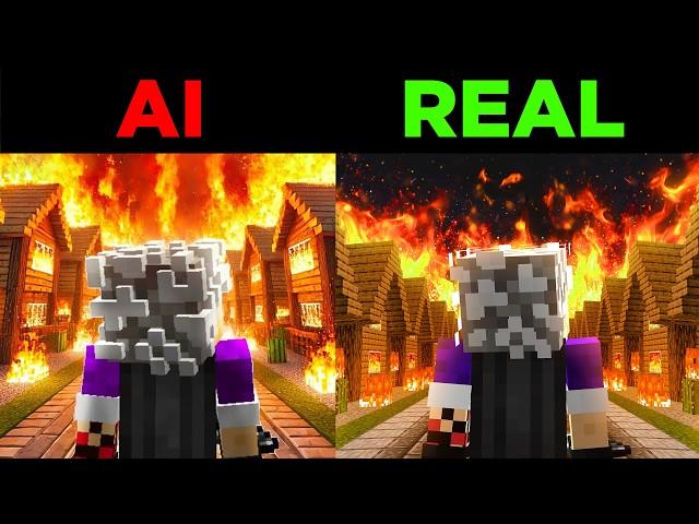 I Remade an AI Minecraft Thumbnail