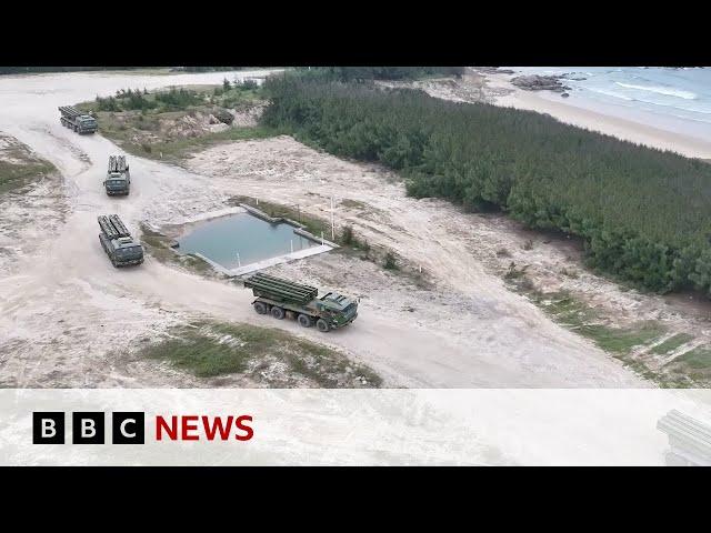 China 'punishes' Taiwan president's remarks with new military drills | BBC News