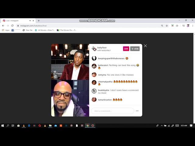 Teddy Riley Vs Babyface Live IG battle Best Moments Part 8/14