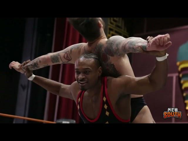 New South Wrestling | "Alpha Three" 2020 | Kevin Ku vs Baron Black HOSS Qualifier Match