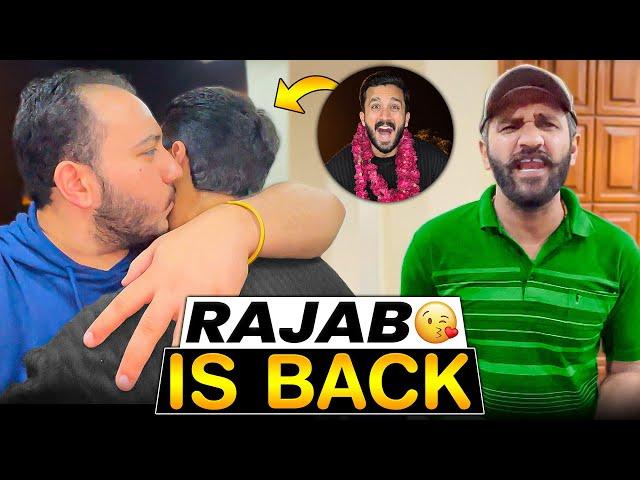 Finally Rajab is back from Umrah️| dogar or haider ki tiktok live pe behes hogai