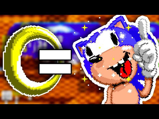 Sonic, but rings make him CRAZY! - Sonic Rom Hack