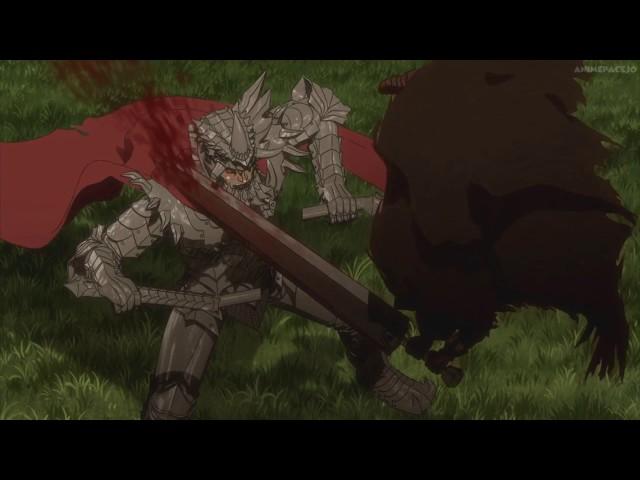 guts vs Apostle Grunbeld Berserk 2017