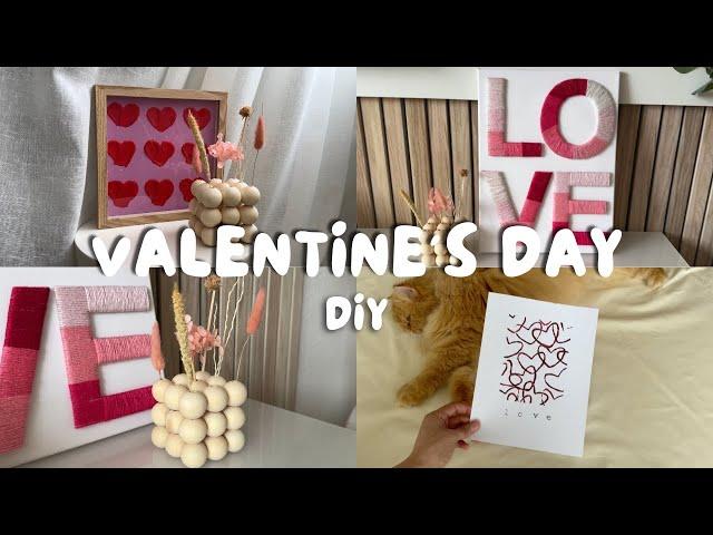 4 VALENTINE'S DAY DIYS | V-DAY HOME DECOR INSPIRATION ️