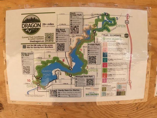 Michigan's Dragon Trail, Sections 1-4 | Best Mountain Bike Single Track | Flow Trail Roller Coaster