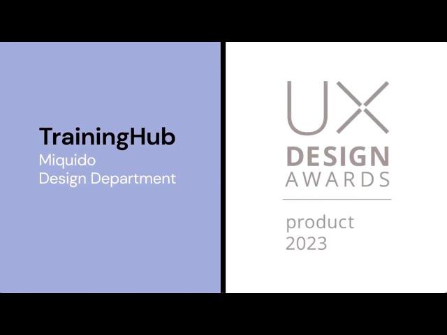 Meet the Winners: UX Design Award | Product 2023: “TrainingHub” by Miquido