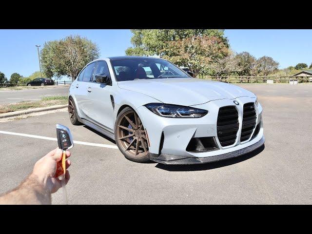 2022 BMW M3 Competition: Start Up, Exhaust, Test Drive, Walkaround, POV and Review