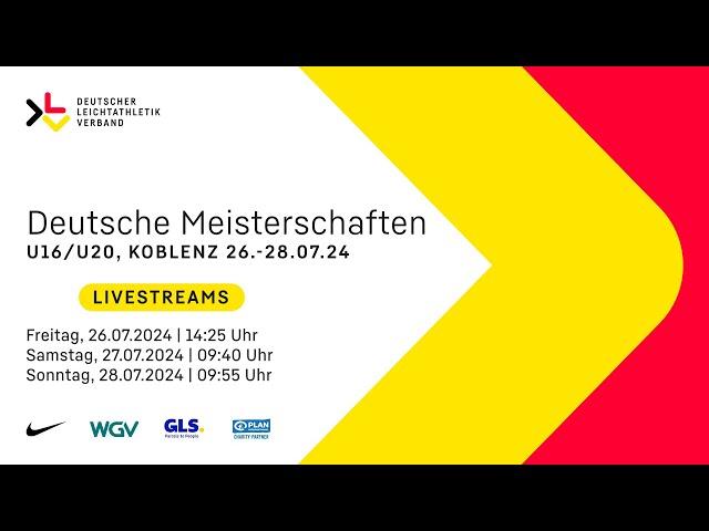 Livestream DM U16/U20 | Sonntag