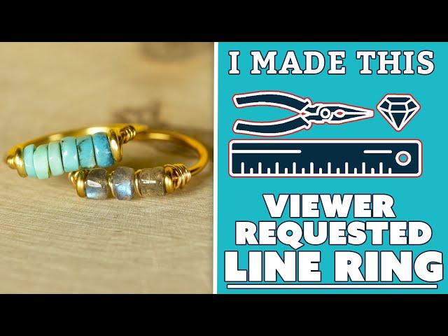 Viewer Request: How to Make a Line Ring | I Made This