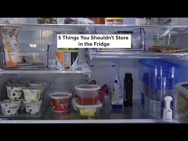 5 Things You Shouldn't Store in the Fridge | Consumer Reports