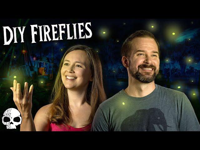 Floating "Fireflies" Effect - DIY Halloween Props