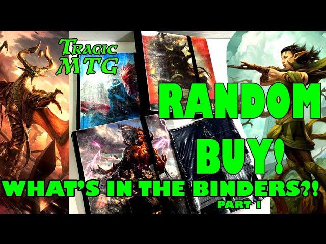 MTG Binders Random Buy PART 1: Unboxing & 1st Binder