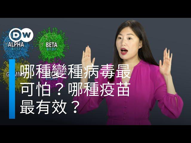 哪種變種病毒最可怕？哪種疫苗最有效？| DW一看你就懂