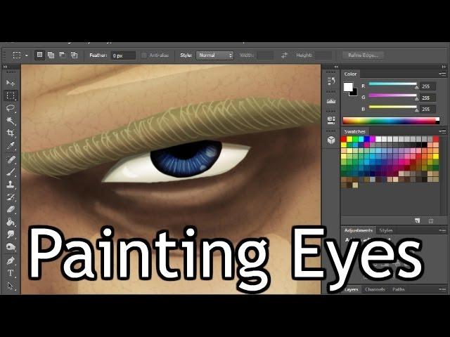 Painting Eyes in Photoshop
