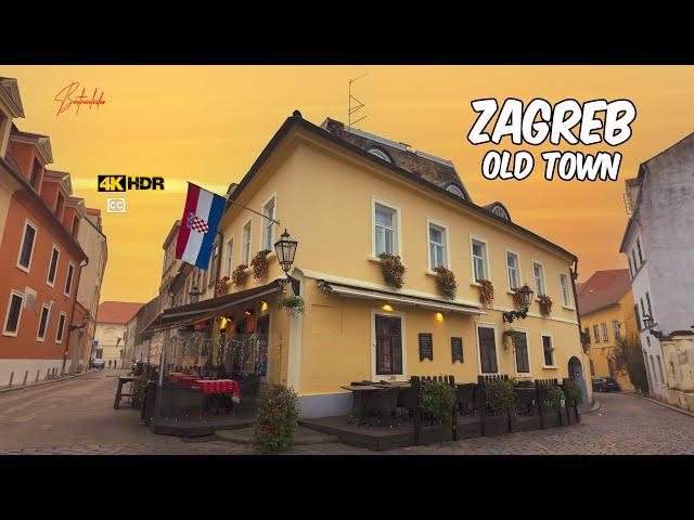 Explore Zagreb’s  Old Town  Hidden Gems Walking Tour‍️4K HDR