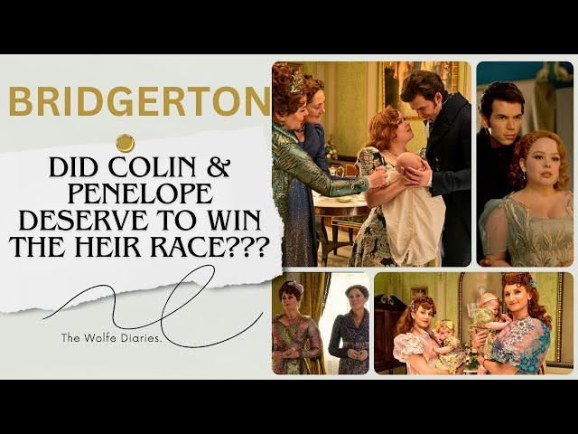 BRIDGERTON | DID COLIN AND PENELOPE DESERVE TO WIN THE HEIR RACE???