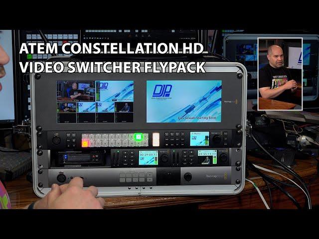 My ATEM 2 M/E Constellation HD Video Live Streaming Flypack