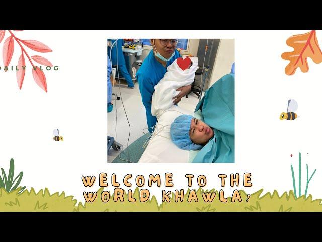 Welcome to the world, Khawla!