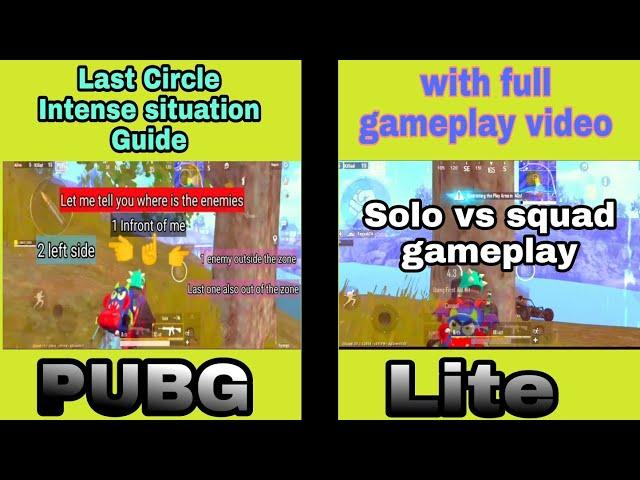 Pubg Lite last circle situation guide with GAMEPLAY || AWAIS BOSS GAMING