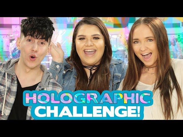 DIY Holographic Challenge?! w/ Karina Garcia, Bobby Mares & Kenzie Elizabeth