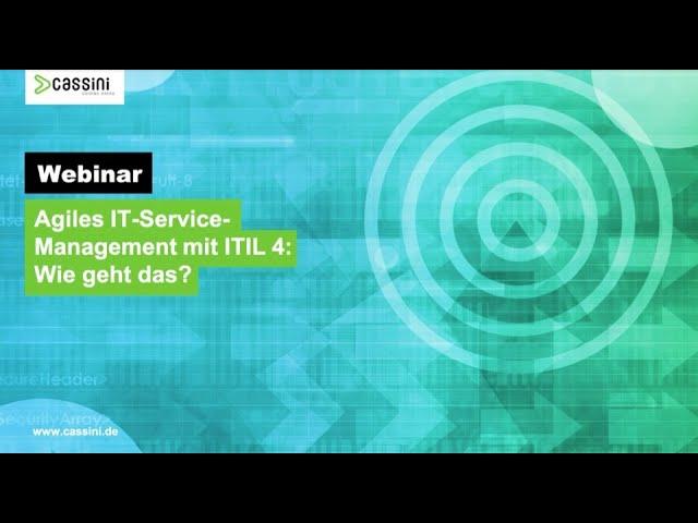 Agiles IT-Service-Management mit ITIL 4: Wie geht das?