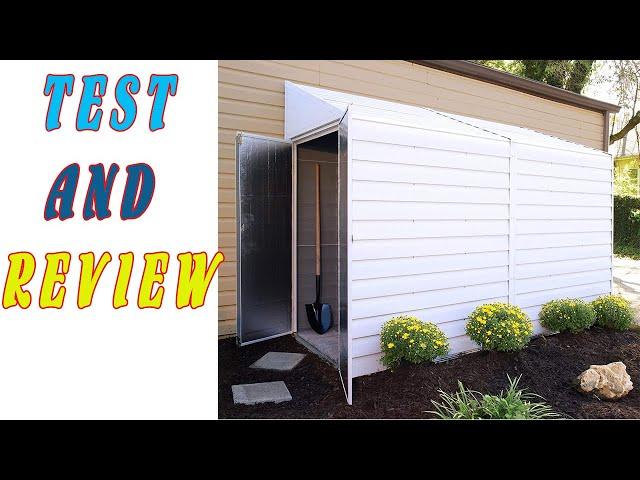 TEST AND REVIEW: Arrow Yardsaver Compact Galvanized Steel Storage Shed with Pent Roof, 4' x 10'