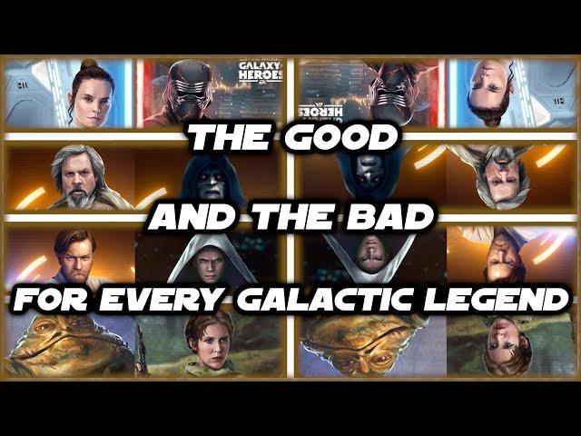 What Are the Best and Worst Features of Every Galactic Legend in Star Wars Galaxy of Heroes?