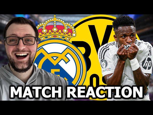 REAL MADRID VS BVB CHAMPIONS LEAGUE MATCH REACTION