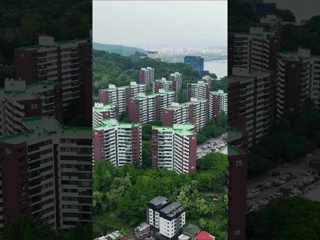 서울 광진구, 광장동의 워커힐아파트, 5k video, Walker Hill Apt., Gwangjang-dong, Gwangjin-gu, Seoul, Korea