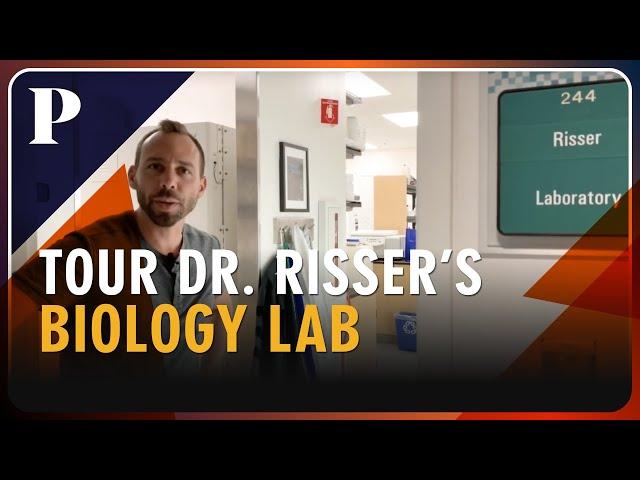 Tour the biology lab of professor Doug Risser at University of the Pacific