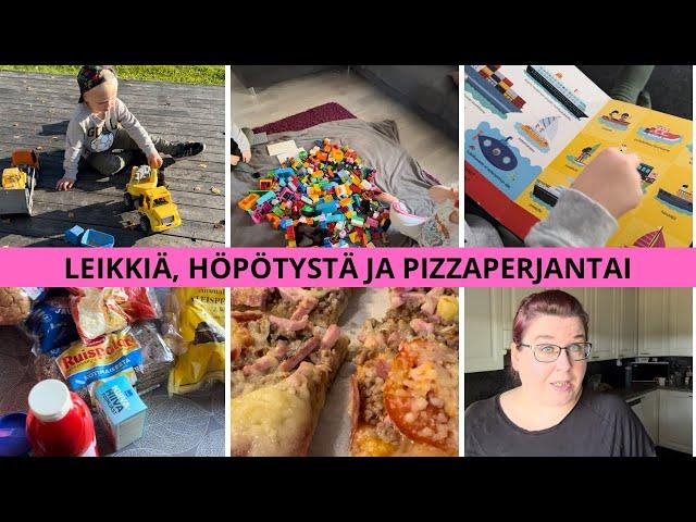 LEIKKIÄ JA HÖPINÄÄ PIZZAPERJANTAINA 🫶