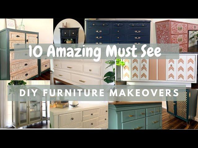 10 Amazing Furniture Makeovers | DIY Furniture Flip