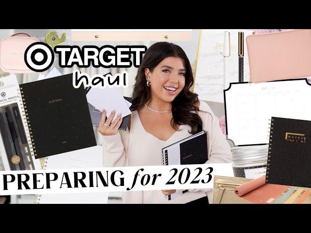 PREPARING for 2023 | TARGET haul: Planners, Organization + More! VLOGMAS day 17