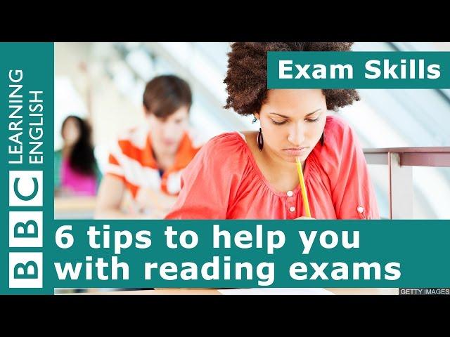 Exam skills: 6 tips to help you with reading exams