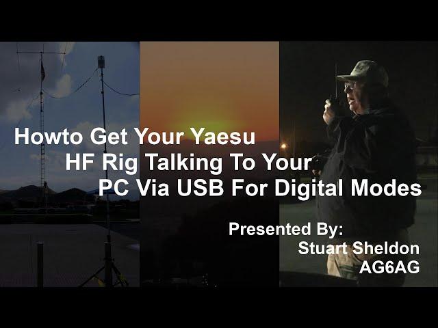 How To Get Your Yaesu HF Rig Talking To Your PC Via USB For Digital Modes